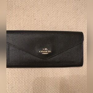 Coach Black Envelope Wallet